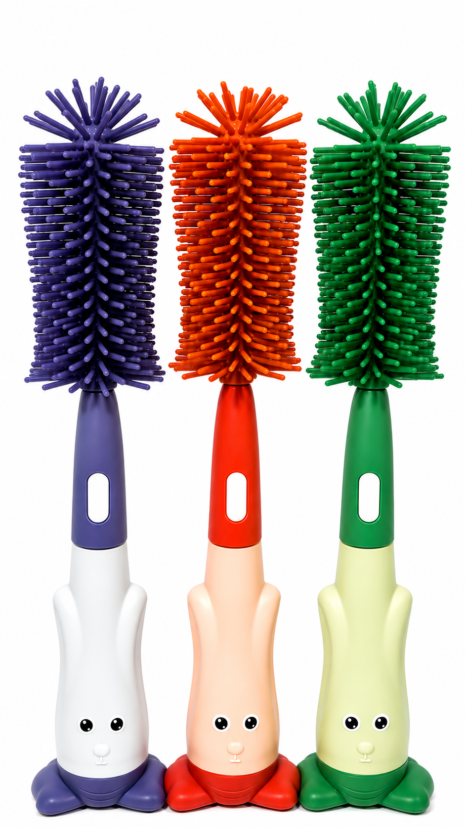 LuxeClean Wand™ – 3-in-1 Bottle, Straw & Lid Cleaning Brush